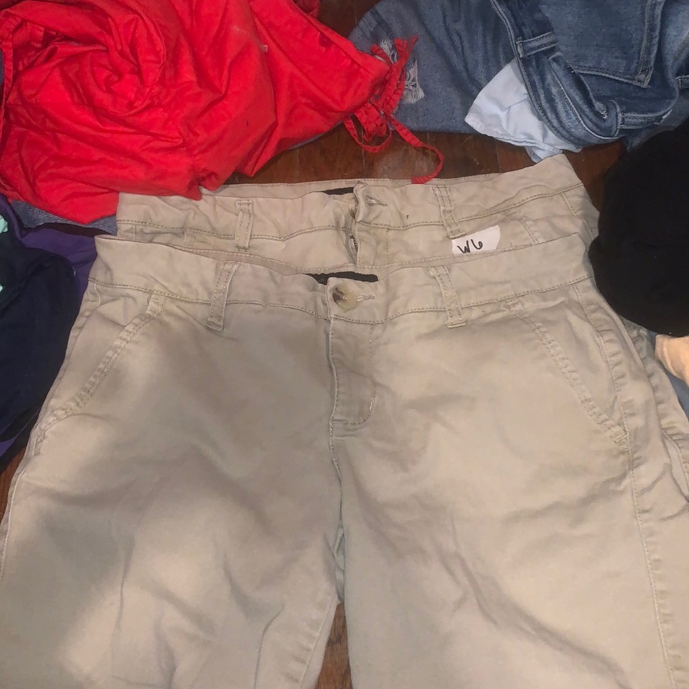Khaki shorts